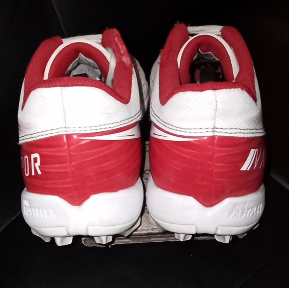 Nike Vapor Edge Varsity Football Cleats, White Red size 8 (Slightly used) - Picture 8 of 11